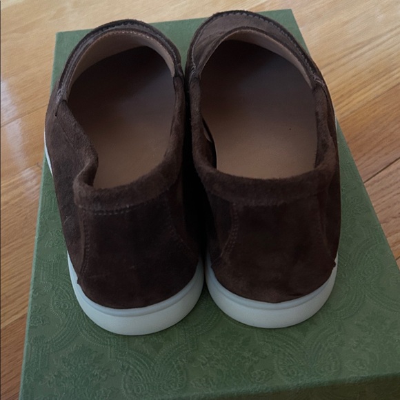 Men's Brown Suede Loafers - Picture 4 of 5